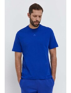 adidas t-shirt in cotone uomo colore blu IR9109