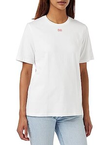 United Colors of Benetton T-Shirt 3K7ZD1046, Bianco 101, L Donna