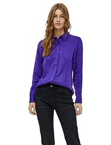 Minus Phoebe Shirt 2, Camicia, Donna, Blu (7432 Violet Indigo), 52