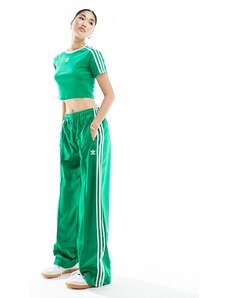 adidas Originals - Firebird - Pantaloni sportivi verdi-Verde