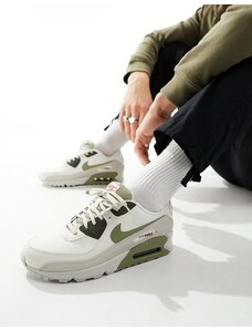 Nike - Air Max 90 - Sneakers kaki e color pietra-Verde