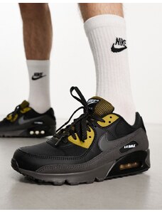 Nike - Air Max 90 - Sneakers nere e color bronzo-Nero