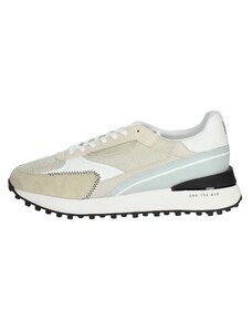 Sneakers basse Uomo D.A.T.E. M381-LM-DR-IV Pelle/Tessile Beige -