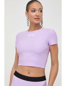 Versace Jeans Couture t-shirt donna colore violetto