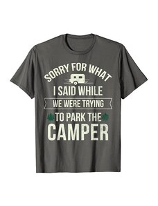 Funny Camper National Park Tshirts Divertente Camper Parco Nazionale Tshirt Parking The Camper Design Maglietta