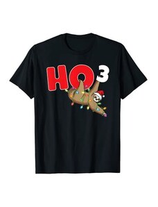 Funny Sloth Christmas T-shirt Co. Ho Ho Ho Funny Math Christmas Boys Girls Funny Xmas Sloth Maglietta