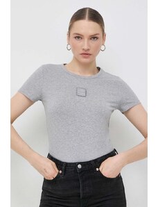 BOSS t-shirt donna colore grigio