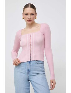 Guess cardigan donna colore rosa