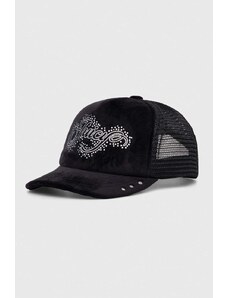Juicy Couture berretto da baseball colore nero con applicazione