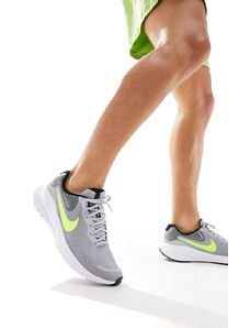Nike Running Nike - Revolution 7 - Sneakers grigie e fluo-Grigio