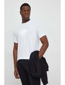 Karl Lagerfeld t-shirt uomo colore bianco con applicazione