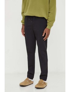 The Kooples pantaloni in lana colore nero