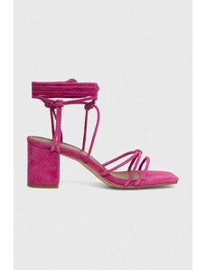Alohas sandali in camoscio Paloma colore rosa S00083.20