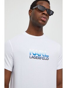 Karl Lagerfeld t-shirt uomo colore bianco
