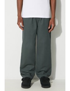 Carhartt WIP pantaloni Newhaven Pant uomo colore grigio I032913.1CK02
