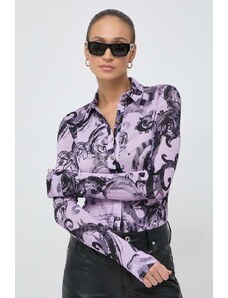 Versace Jeans Couture camicia donna colore violetto