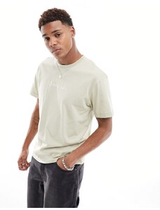 Calvin Klein - Hero - T-shirt comoda color crema con logo-Bianco
