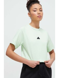 adidas t-shirt Z.N.E donna colore verde IS3921