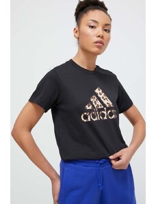 adidas t-shirt in cotone donna colore nero IT1425