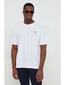 Lindbergh t-shirt in cotone uomo colore bianco