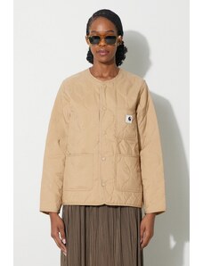 Carhartt WIP giacca Skyler Liner donna colore beige I031602.1YAXX