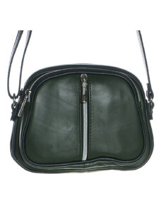 Leather Trend Fenu - Flap Bag da Donna Verde In Vera Pelle