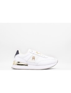 TOMMY HILFIGER SCARPE RUNNING ELEVATED IN PELLE CON LACCI