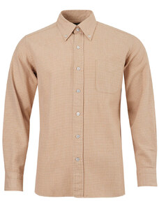 Camicia 'Knitted' micro Print Tom Ford 39 Beige 2000000005034