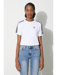 adidas Originals t-shirt 3-Stripes Tee donna colore bianco IR8051