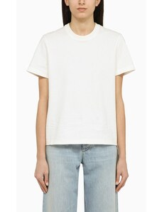 Bottega Veneta T-shirt girocollo bianca in cotone