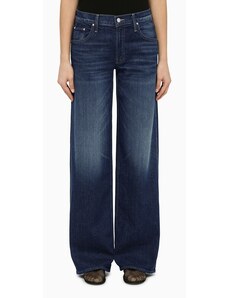 Mother Jeans The Down Low Spinner Heel in denim
