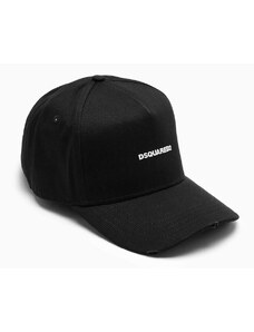 Dsquared2 Cappello con visiera nero e bianco