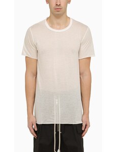 Rick Owens T-shirt girocollo bianca in cotone