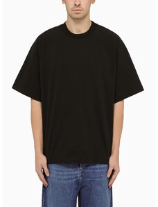 Studio Nicholson T-shirt oversize girocollo nera