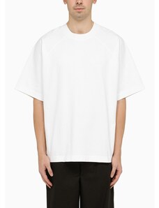 Studio Nicholson T-shirt oversize girocollo bianca