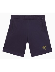 Palm Angels Shorts blu navy in cotone