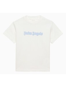 Palm Angels T-shirt bianca in cotone con logo