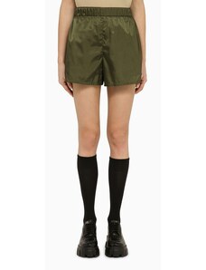 Prada Shorts verde militare in Re-nylon