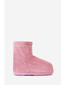 Moon Boot Stivali MB ICON LOW NOLACE in tessuto rosa