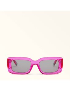 Furla Sunglasses Sfu630 Occhiali Da Sole Hot Pink Rosa Acetato Donna