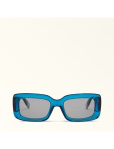 Furla Sunglasses Sfu630 Occhiali Da Sole Ottanio Blu Acetato Donna