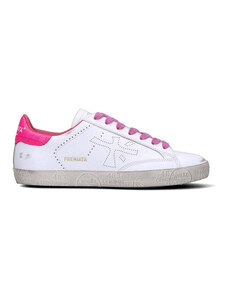 PREMIATA Sneaker donna bianca/panna/rosa in pelle SNEAKERS