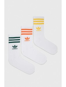 adidas Originals calzini pacco da 3 colore bianco IU2661