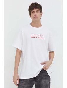 Levi's t-shirt in cotone uomo colore bianco