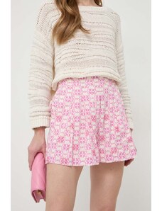 Pinko pantaloncini in cotone colore rosa