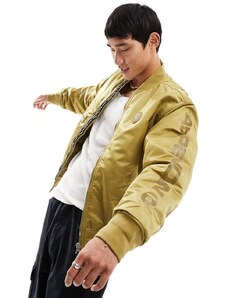 AAPE By A Bathing Ape - Now MA1 - Giacca bomber gialla-Verde