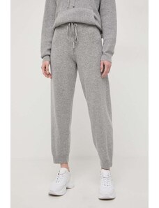 Weekend Max Mara pantaloni tuta in cotone colore grigio