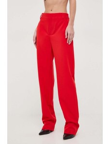 Moschino Jeans pantaloni donna colore rosso