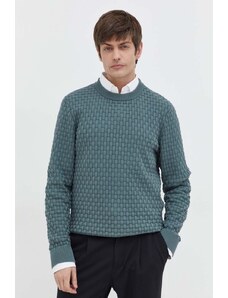 HUGO maglione in cotone colore verde