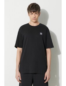 adidas Originals t-shirt in cotone Essential Tee uomo colore nero con applicazione IR9690